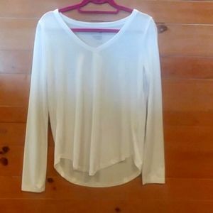 V-neck long sleeve